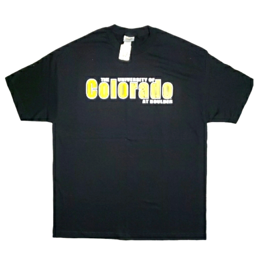 TCX Apparel The University Of Colorado At the Boulder Mens Black Size XL T Shirt
